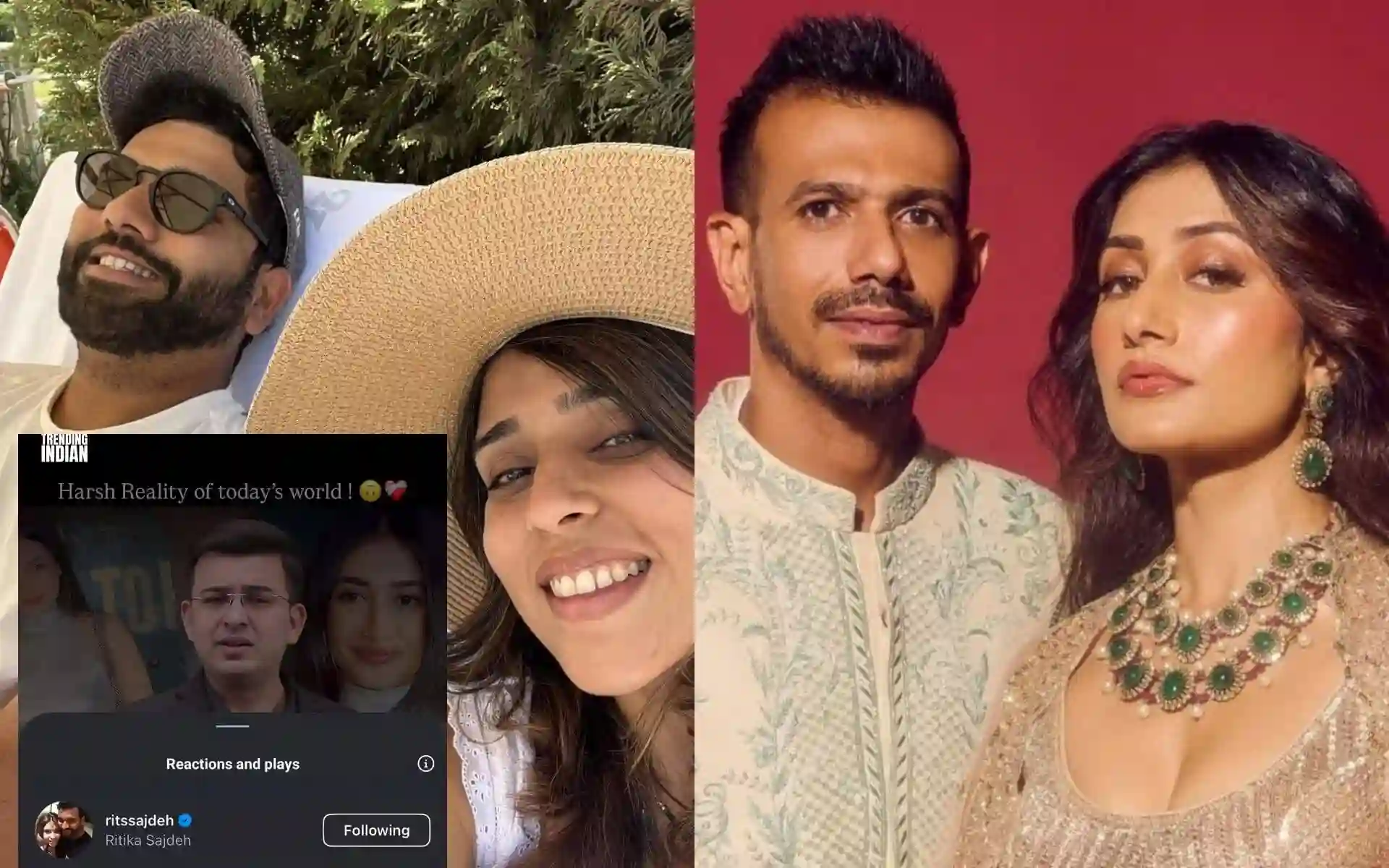 Rohit Sharma's Wife Ritika Likes 'Gold Digger' Post Amid Chahal-Dhanashree Divorce
